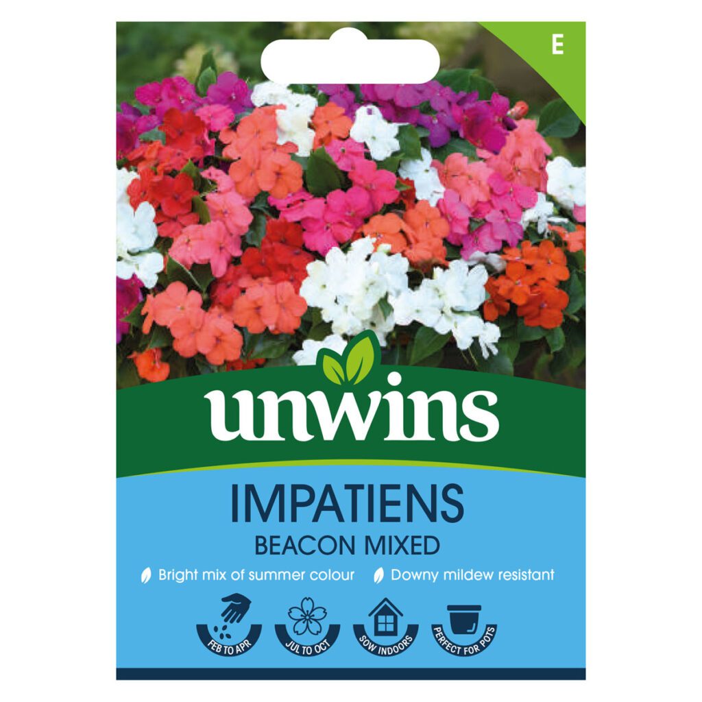 Unwins Impatiens Beacon Mixed Seeds 5051618035415 2